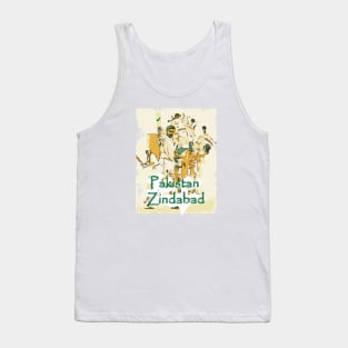 Pakistan Cricket Pakistan Zindabad T20 Tank Top